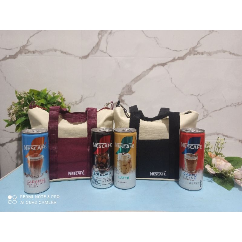 

NESCAFE 220ml isi 6 kaleng GRATIS LIFESTYLE BAG