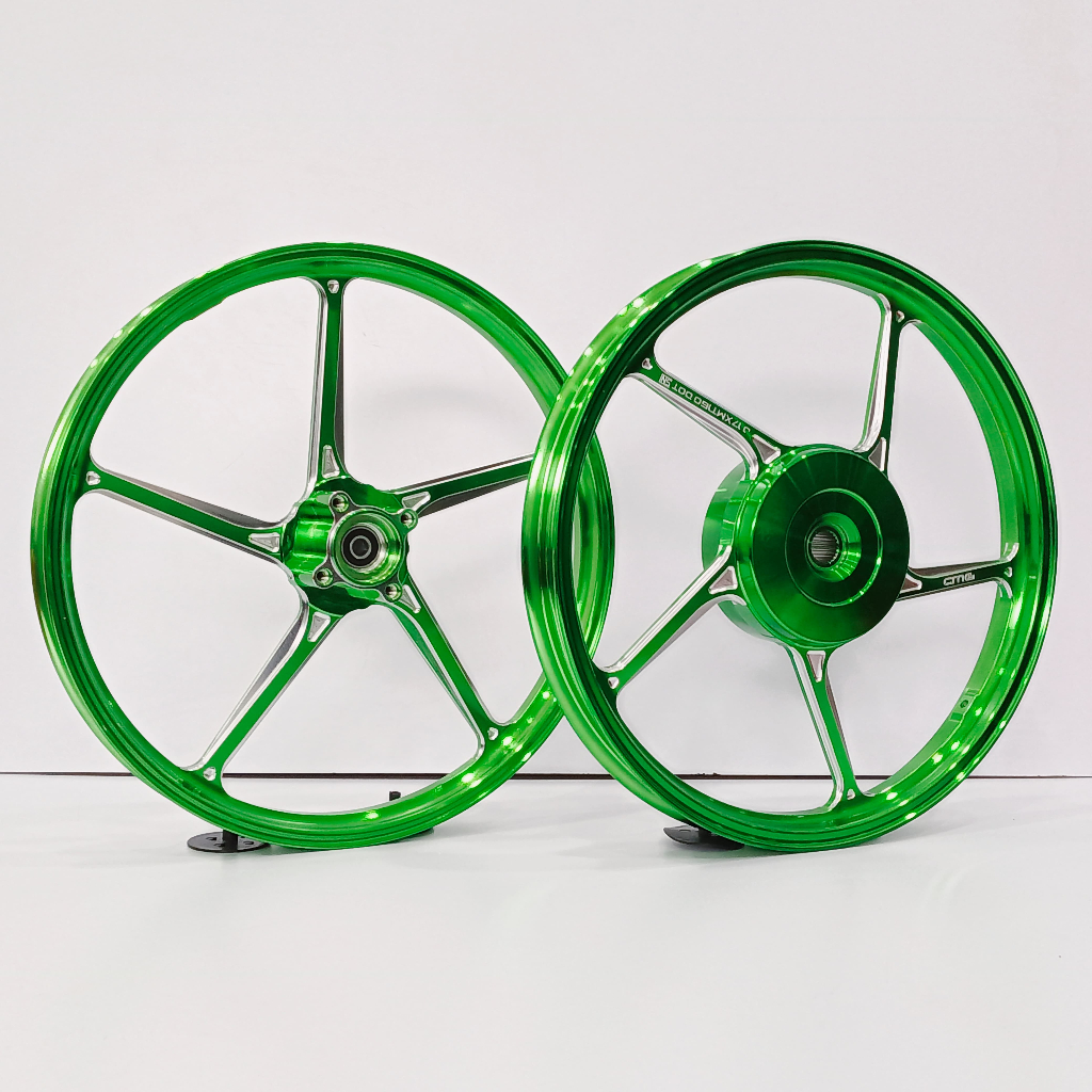 VELG CMG MG 511 / AK55 MODEL ENKEI CNC PALANG 5 RING 17 x 140/160 PNP BEAT / VARIO OLD / SCOOPY , VA