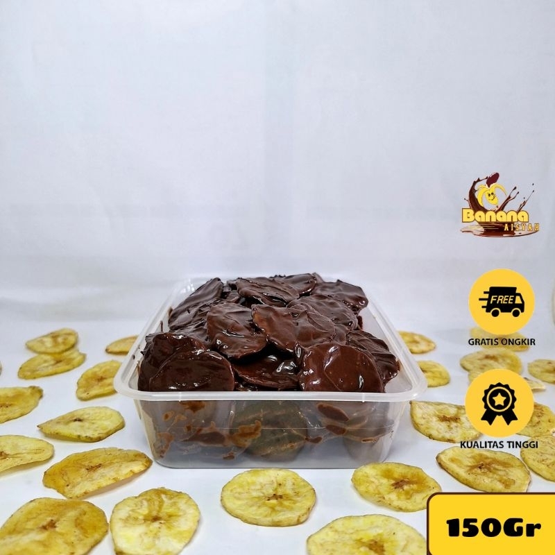 

Keripik Pisang Lumer Coklat Premium 150gram