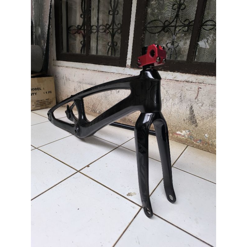 Frame Fork BMX Propechy Carbon