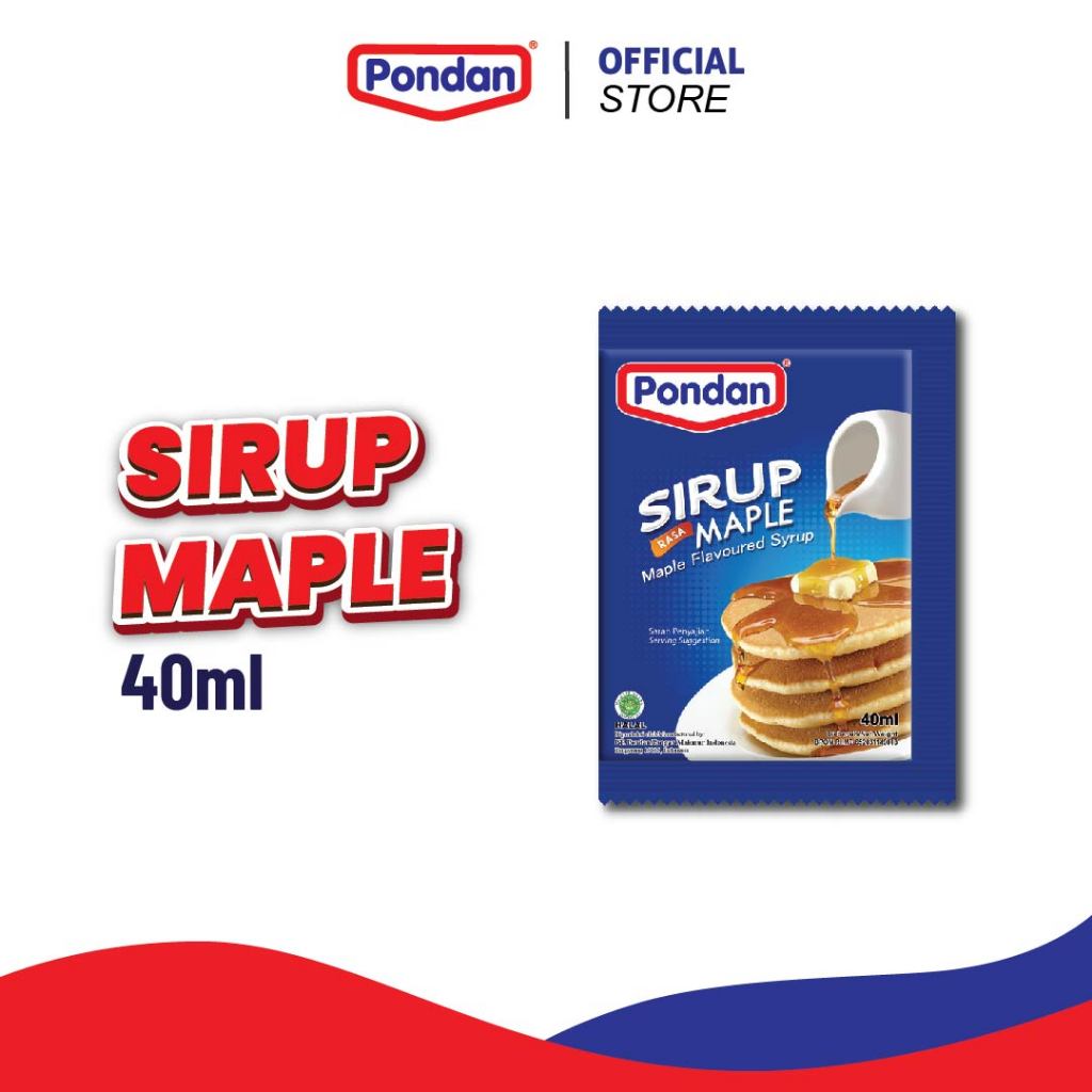 

Pondan Sirup Maple / Maple Syrup Sachet 40ml