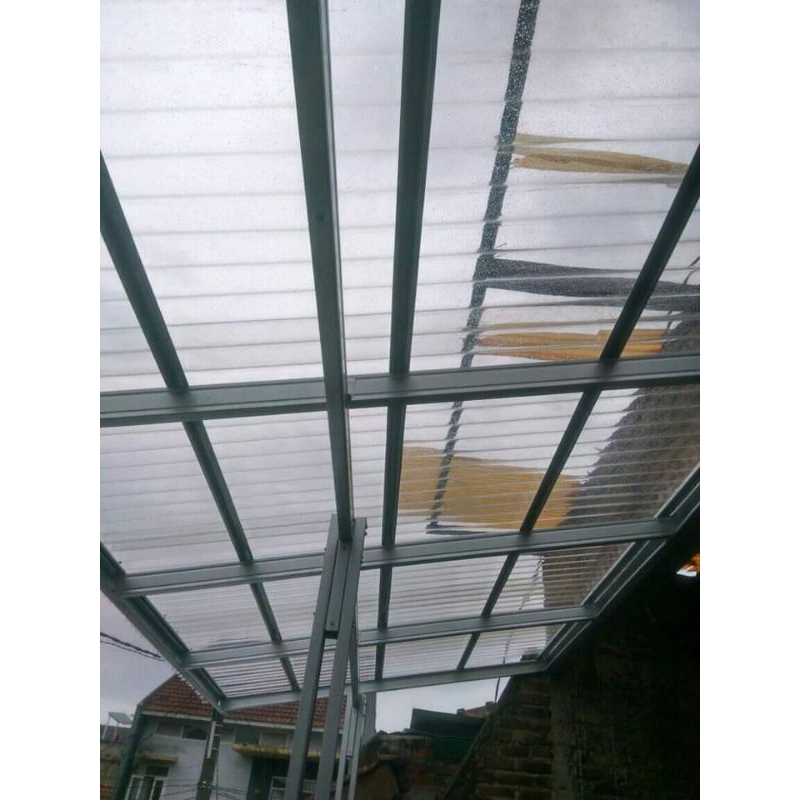 kanopi atap dapur transparan