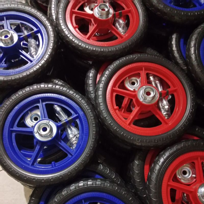 Roda sepeda Ban mati sepeda anak ukuran 12 inch harga sepasang