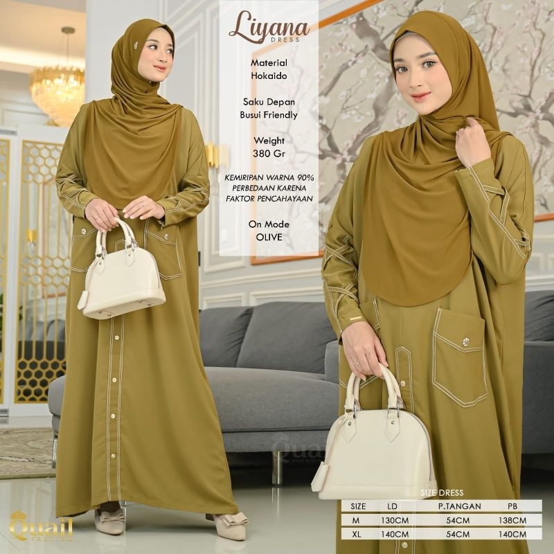 Gamis Liyana Dress by Quail Hijab