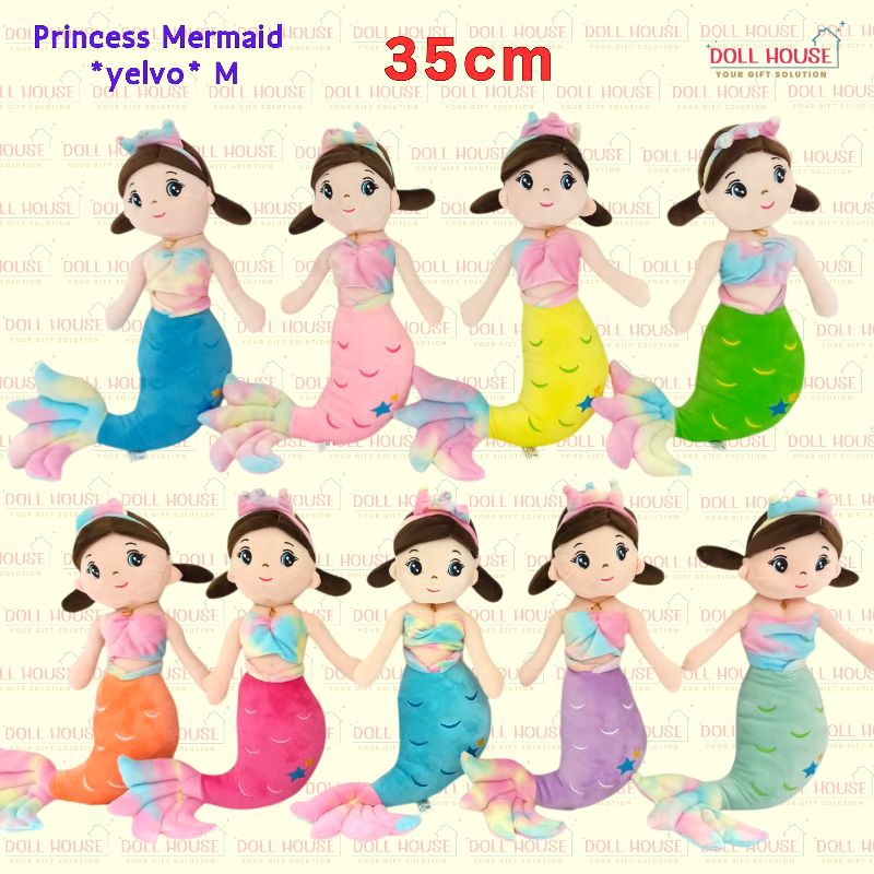 Boneka Mermaid Cute / Boneka Putri Duyung Lucu / Boneka Princess Mermaid / Mermaid / Putri Duyung / 