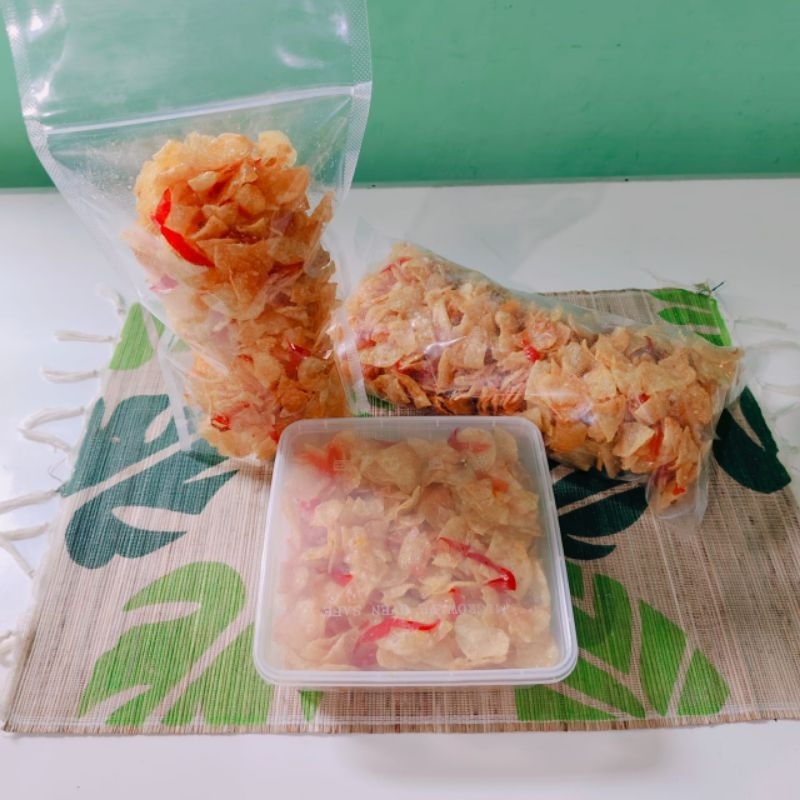 

Kering Kentang Kriuk Bestak Pedas Manis Enak Gurih