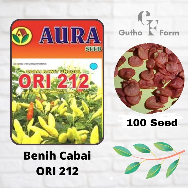 Benih Cabe Rawit ORI 212 Repack Plastik Klip Original