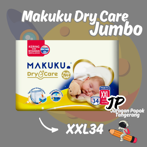 Makuku Dry Care Jumbo Diapers Pants XXL34 / Makuku Dry Care JUmbo