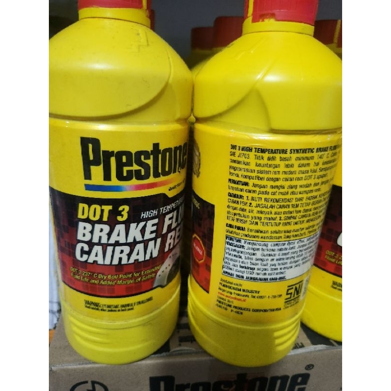 minyak rem prestone 1 liter dot 3
