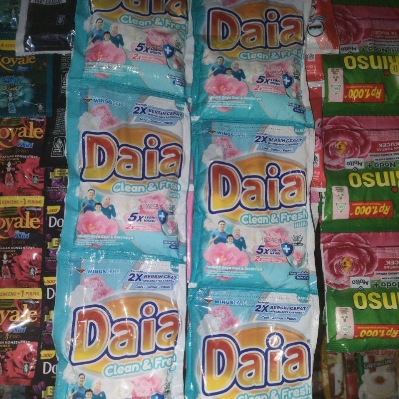 Daia Clean & Fresh Hijab Detergen Bubuk by Wings Care - 40g