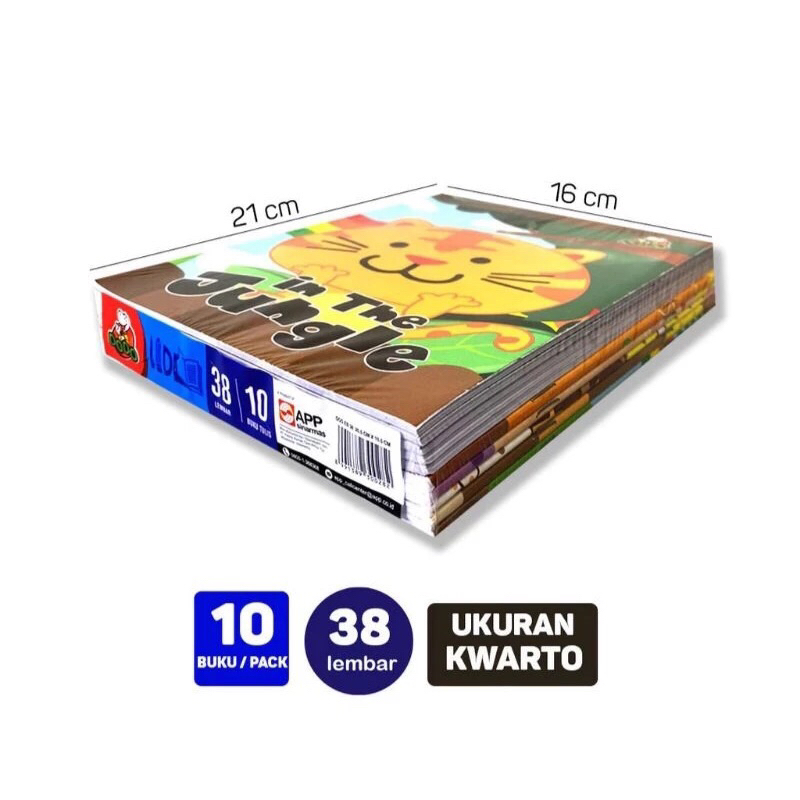 

Buku Tulis Sidu Dodo 38 Lembar(10Buku)
