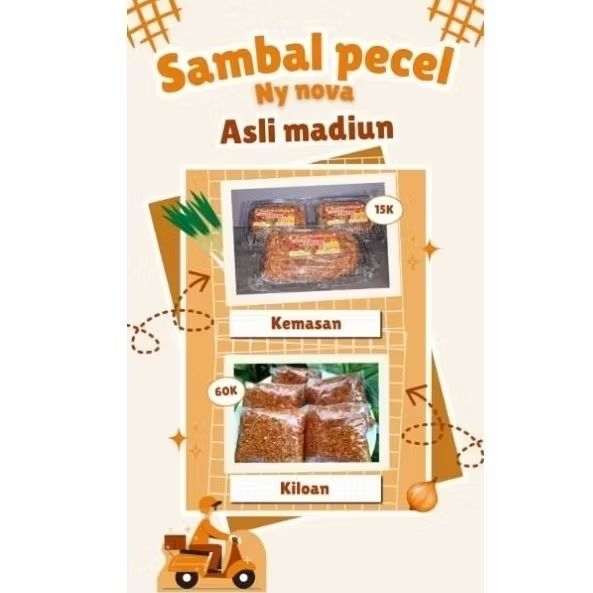 

Sambel Pecel Khas Madiun, sambel pecel pedas & gurih