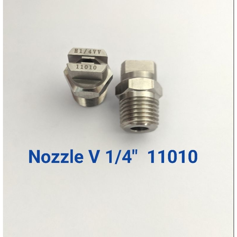 Nozzle V Jet Stainless 1/4 (11010)
