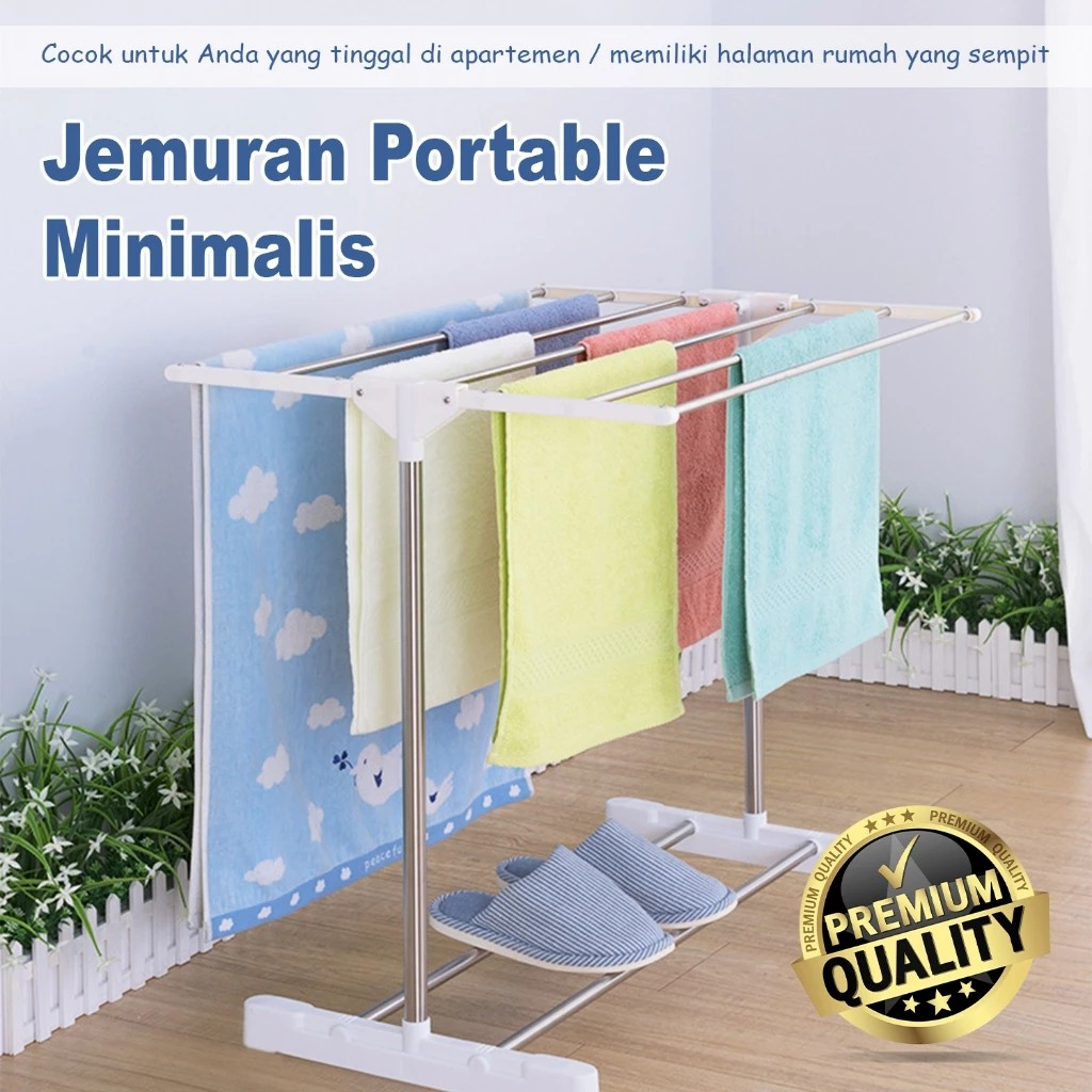 JEMURAN HANDUK STAINLESS STEEL LIPAT jemuran pakaian lipat jemuran lipat handuk jemuran serbaguna