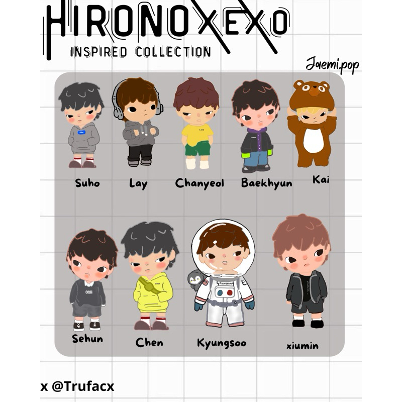 keychain exo hirono