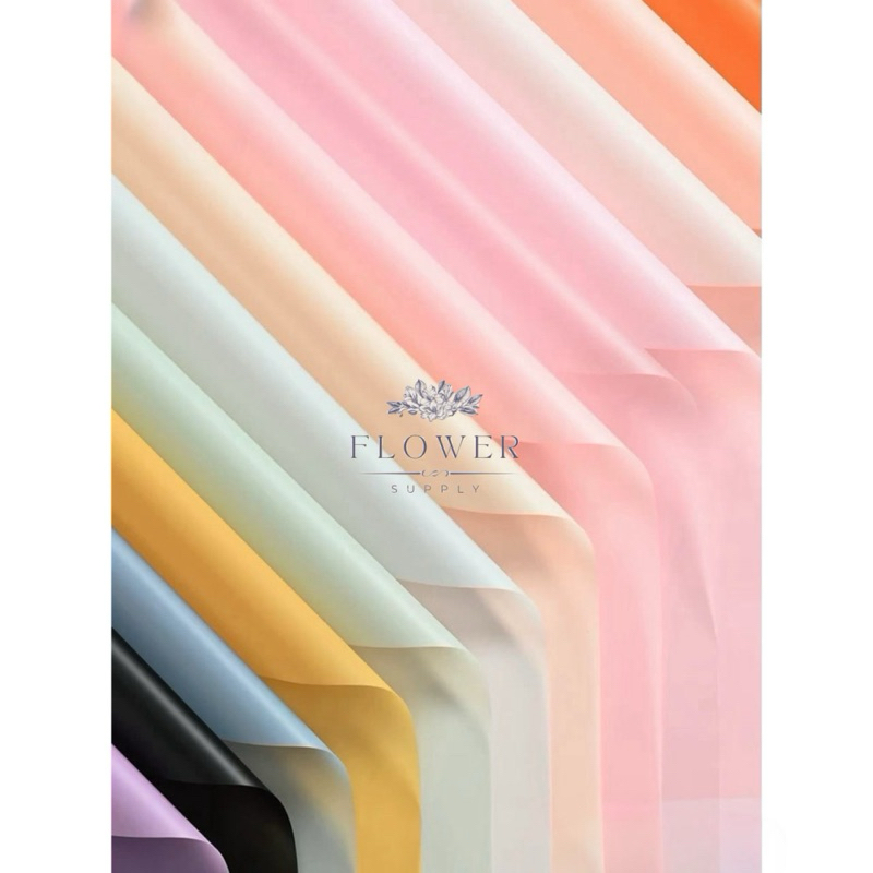 

FLOWERSUPPLY - (5 LEMBAR) KERTAS CELLOPHANE GLOSSY 57*57CM - KERTAS BUNGA GLOSSY KERTAS BUKET
