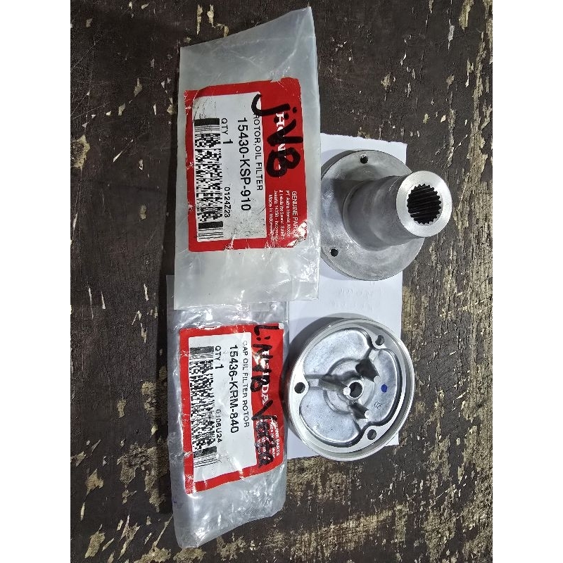 rotor pompa oli set tutup motor verza crf150 asli honda
