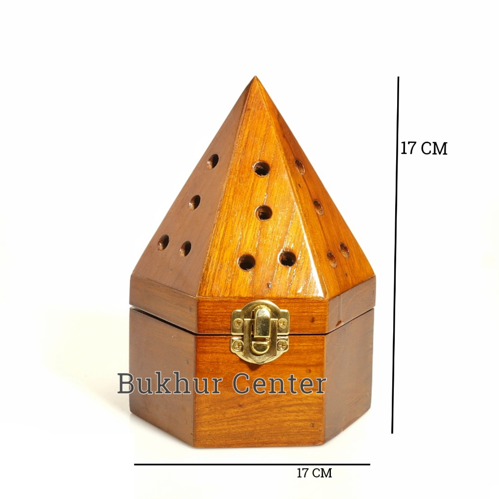 Mabkhara Kayu Model Kerucut Prapen Bukhur Tradisional