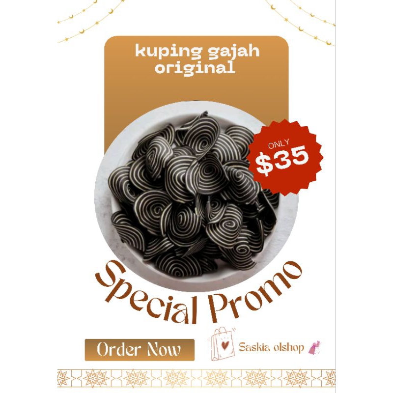 

KUPING GAJAH MINI | Kuping Gajah besar | 1kg | ORIGINAL PREMIUM- TERLARIS TEMAN NGEMIL DIJAMIN NAGIH
