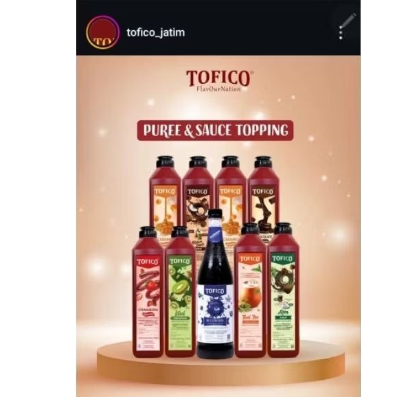 

Sirup Coklat 1ltr - Chocolate Syrup & Topping -Tofico