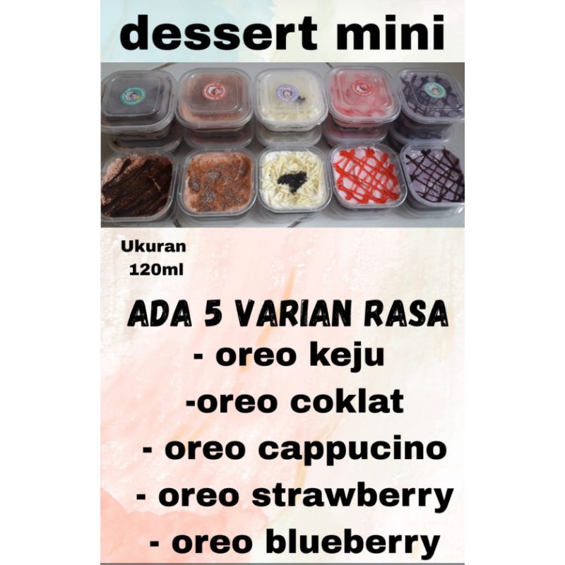 

Dessert mini 2pcs all variant rasa