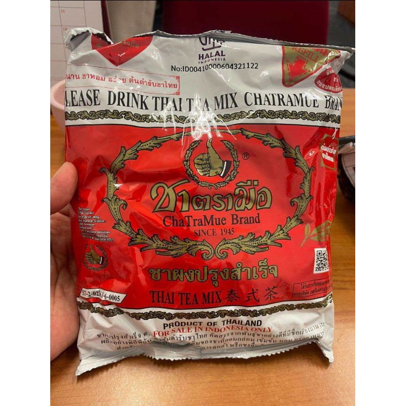 

Merah Chatramue Thai Tea Original Thailand 400 Gram (BPOM)