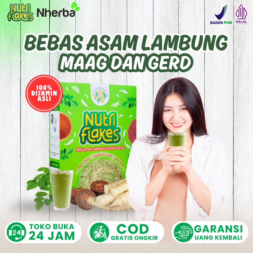 

Nutriflakes - Membantu Mengatasai Asam Lambung, Maag Kronis Dan Gerd Tanpa Obat