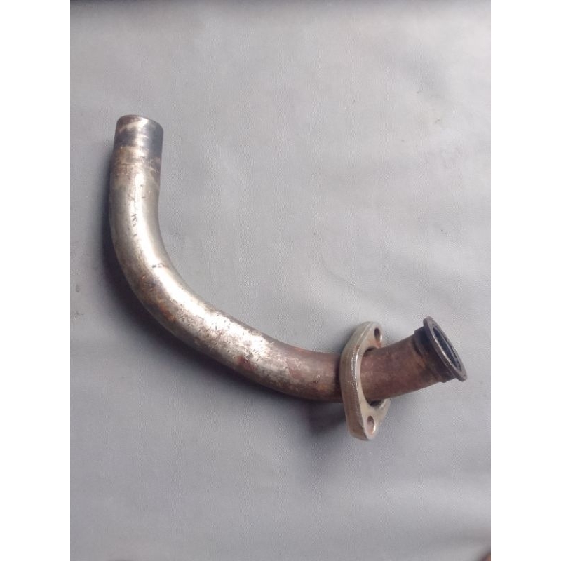 leher pipa sambungan knalpot Yamaha RS 100 RS100 standar belum potongan original second