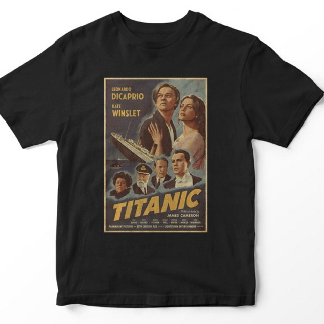 KAOS FILM TITANIC VINTAGE T-SHIRT MOVIE TITANIC VINTAGE