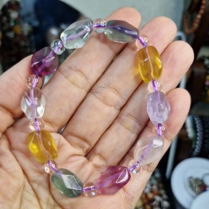 Fluorite Natural Bracelet