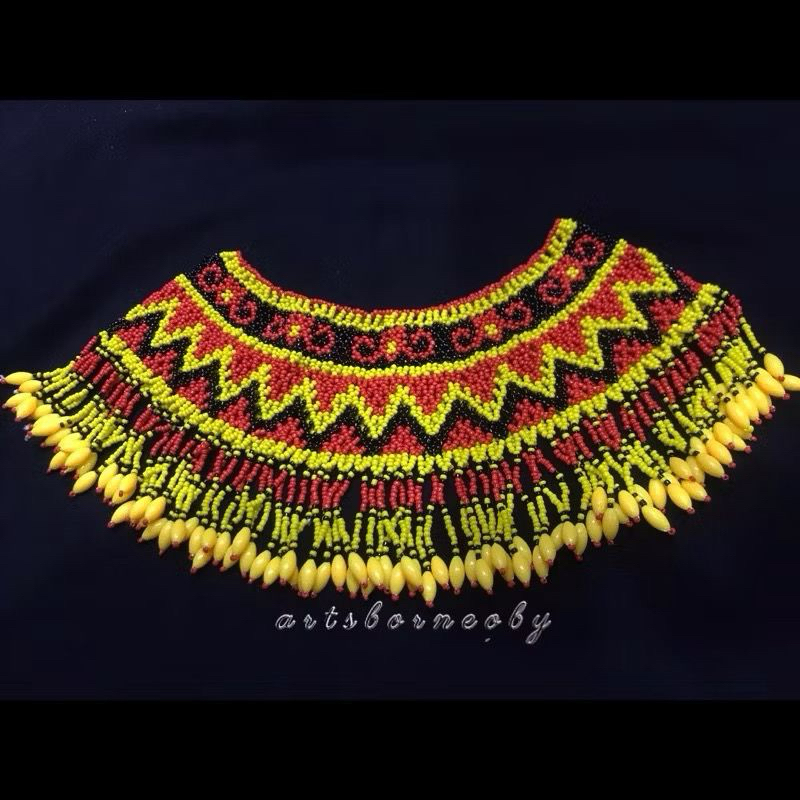 Teratai Pundak Anak Aksesoris Baju Dayak