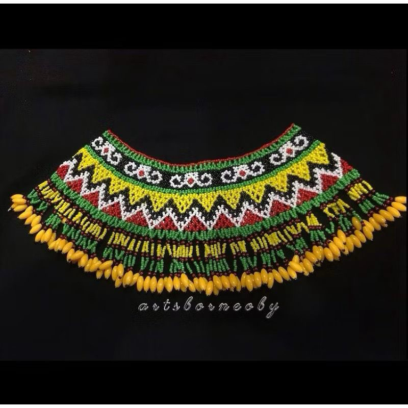 Teratai Pundak Anak Aksesoris Baju Dayak