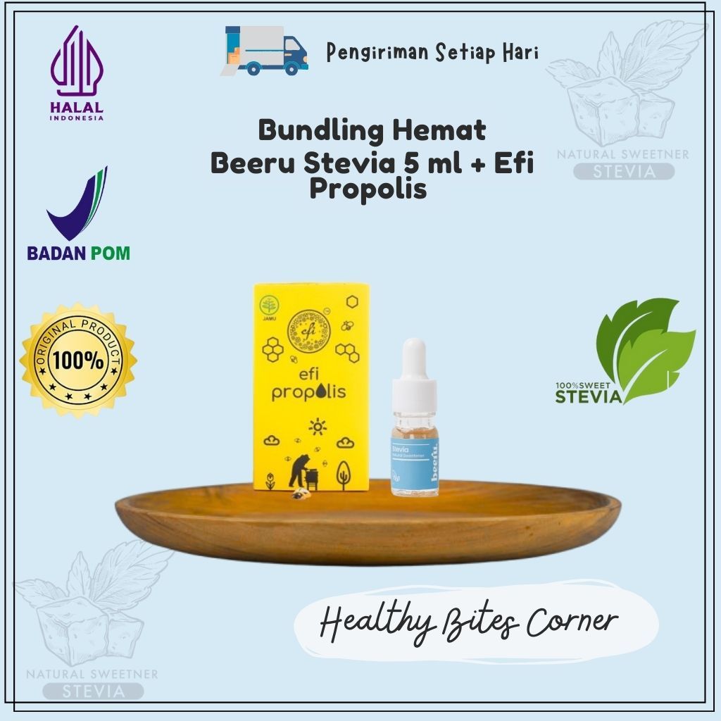 

Bundling Stevia Beeru 5 ml & Efi Propolis