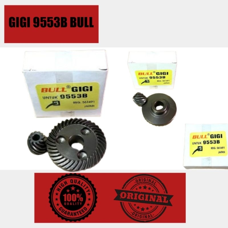 SPAREPART Gear Mesin Gerinda MAKITA 9553B BULL Gigi Nanas Gir Gerinda MAKITA 9553B BULL ORIGINAL