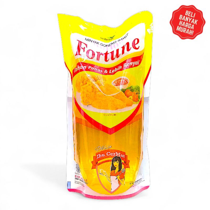 

[BELI BANYAK HARGA MURAH] Andalan Goreng Gorengan: Minyak Goreng Sawit FORTUNE 1 LITER Tahan Panas Lebih Renyah & Hemat Seharian Pilihan Cermat