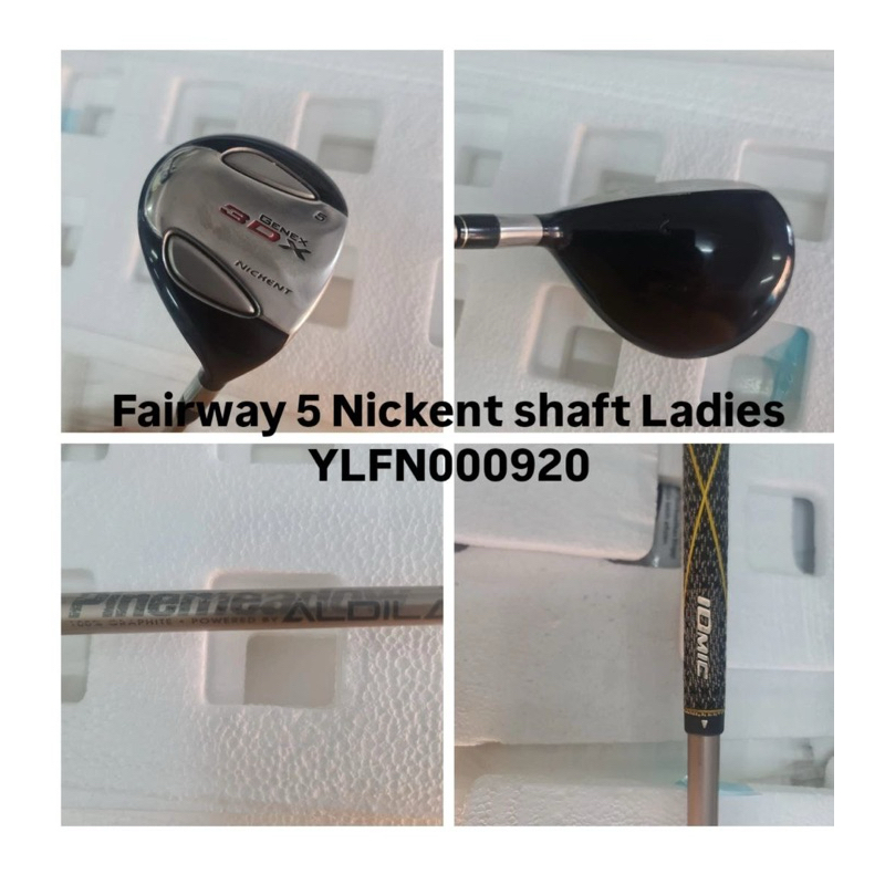 Stik golf Ladies Fairway 5 Nickent  Shaft ladies   Bekas second