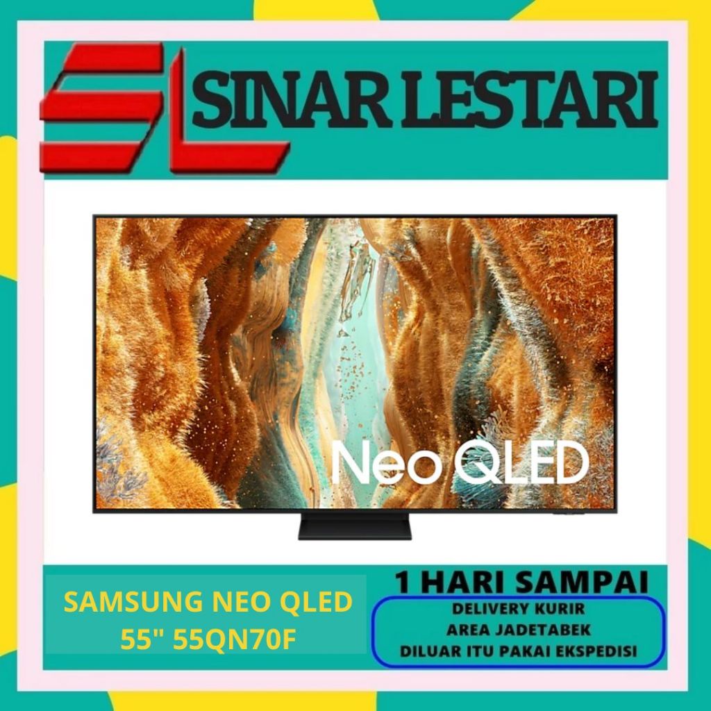 SAMSUNG 55QN70F SMART TV NEO QLED QN70F 4K SAMSUNG VISIOAN NEW (2025)