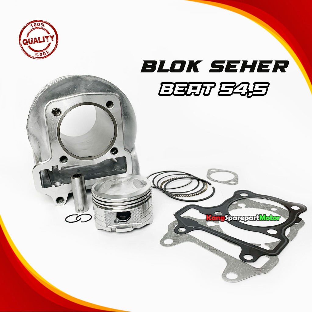 BLOK BORING SEHER SET BOREUP 130cc 54,5mm beat karbu scoopy karbu spacy karbu RUI