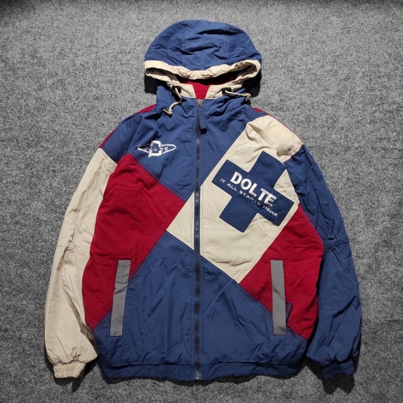 JACKET SKI SNOWBOARD OUTDOOR WILD WEST DOLTE COLORBLOCK/COLOURBLOCK VINTAGE THRIFT/SECOND