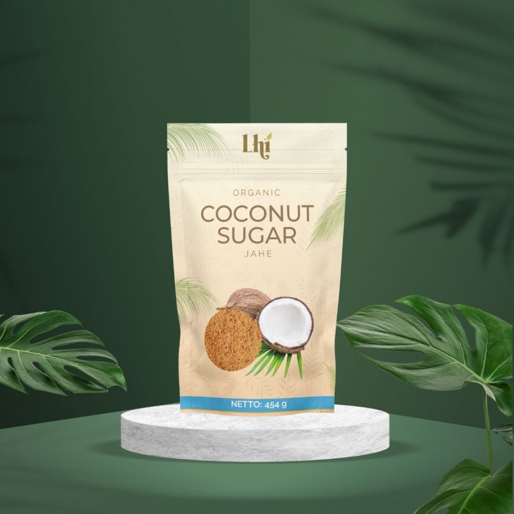 

Lhicoco - Organic Ginger Coconut Sugar / Gula Kelapa Organik Varian Jahe 454 Gram