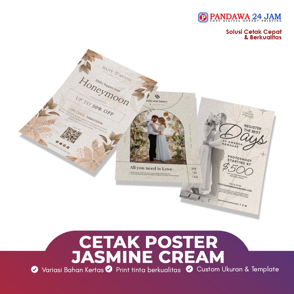 

CETAK POSTER A3+ | JASMINE CREAM