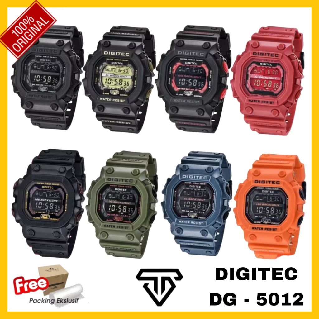 DIGITEC DG 5012 / DG-5012 / DG5012 / DG 2012 Watch Jam Tangan ORIGINAL