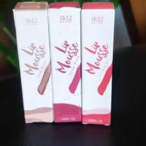 SR12-Lip Mousse Cream| Lip mousse Sr12| Lipstik sr12| Lipstik sweet brown sr12| Lipstik rose pink sr
