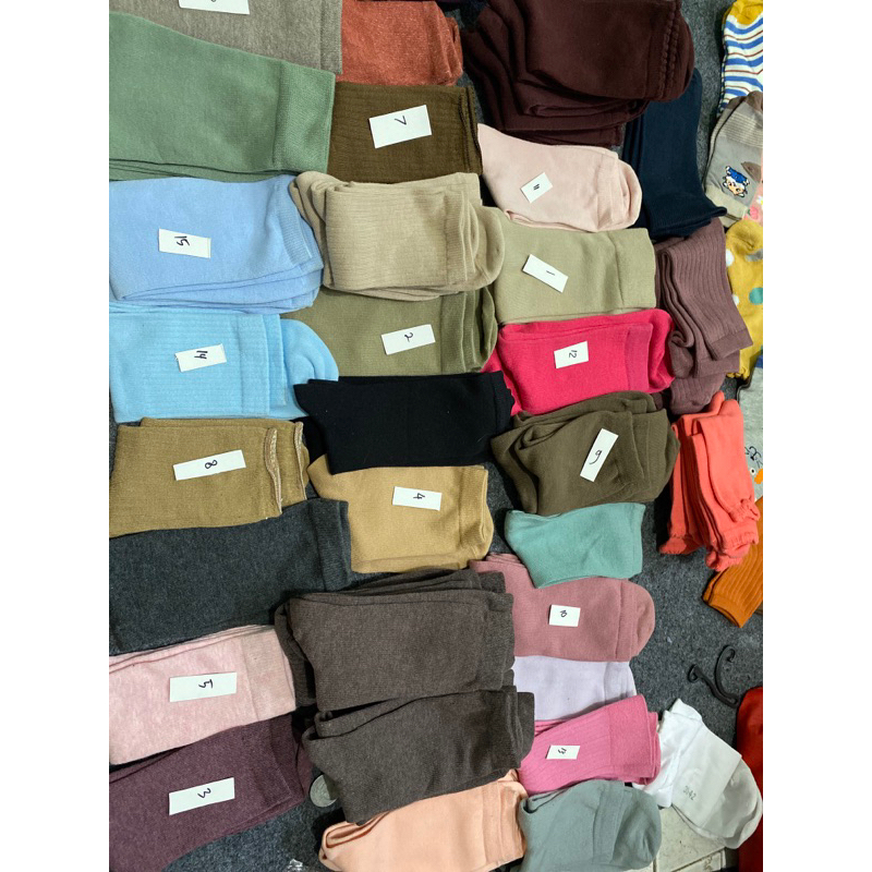 Kaos kaki panjang dewasa pastel/kaos kaki pria pastel/kaos kaki wanita panjang pastel/kaos kaki polo