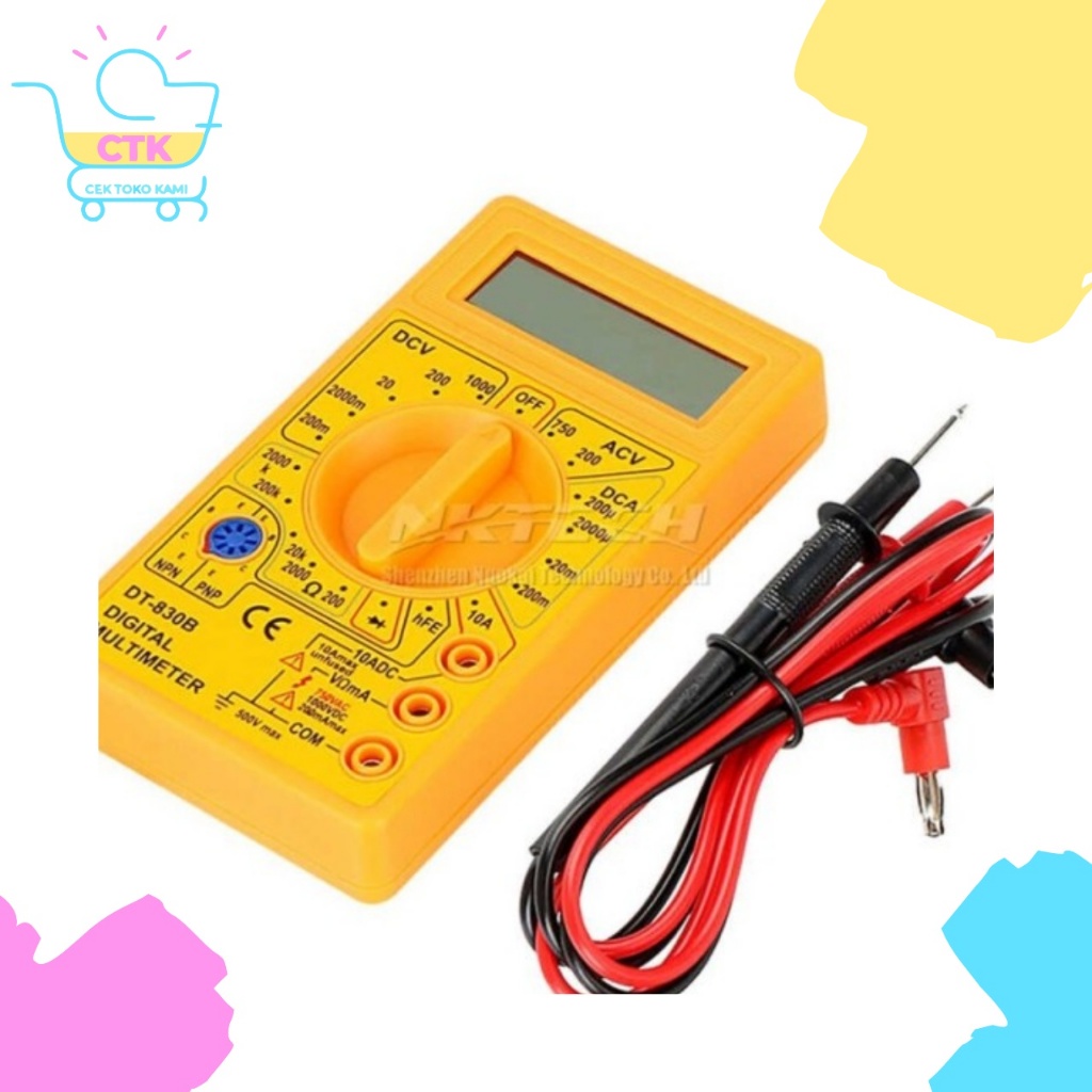 Koss Multi Tester Digital KS 830 B Tester Listrik