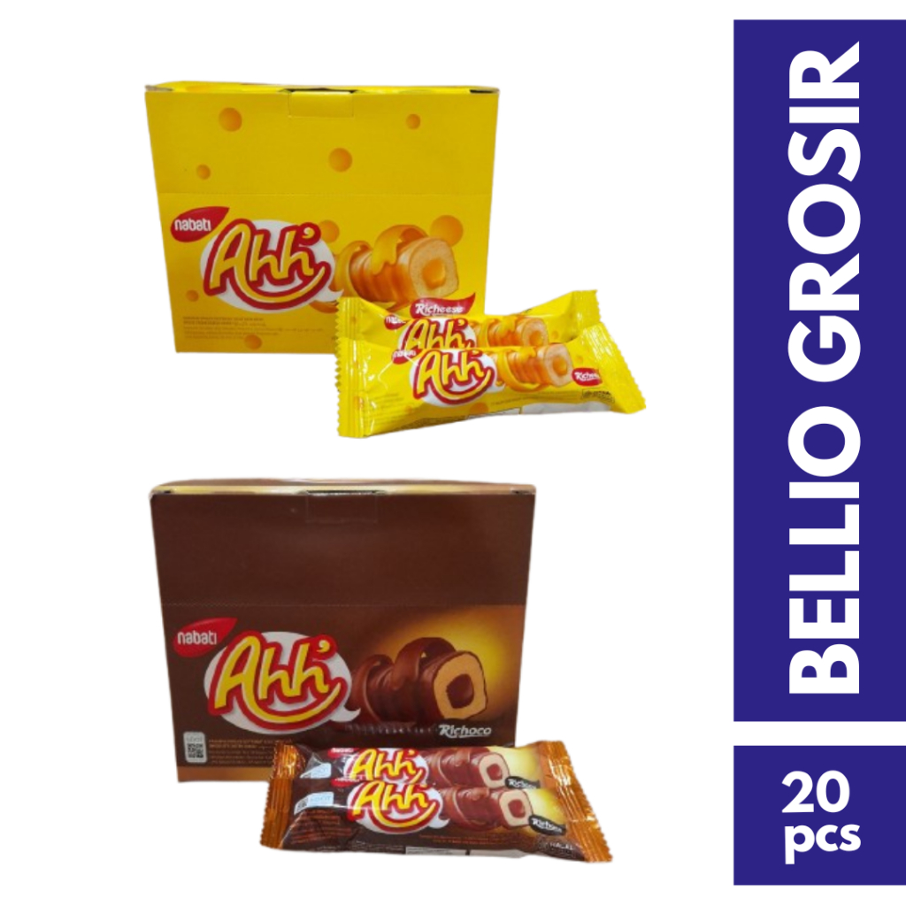 

Nabati Ahh 20x4gr 1box - biskuit nabati ahh termurah diskon enak promo
