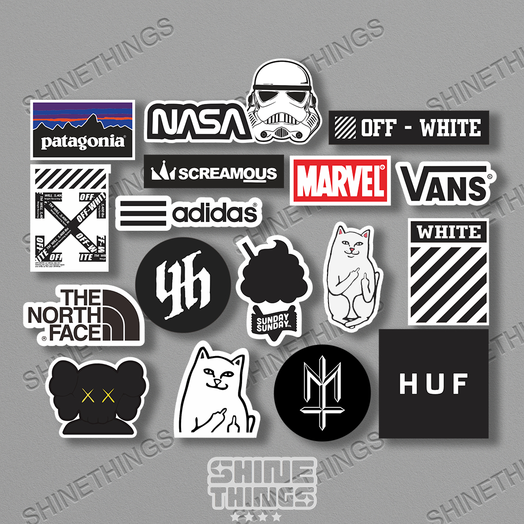 

stiker pack BRAND casuals SRICKER MATERNAL stiker helm
