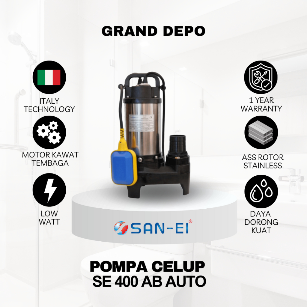 San Ei Pompa Air Celup SE 400 AB Auto / Pompa Air Celup San Ei