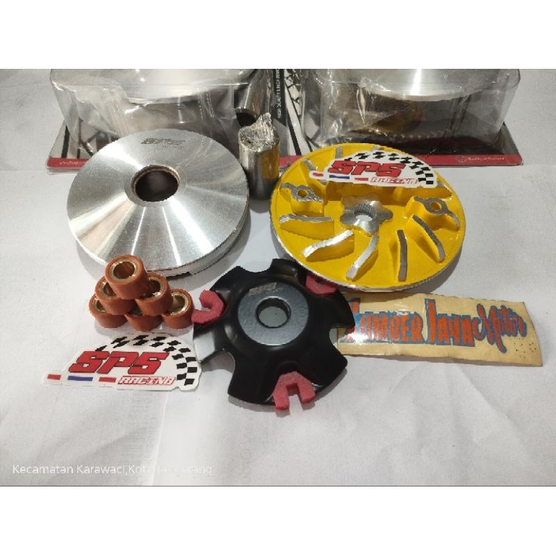 Pulley Pully Rumah Roller Beat Fi ESP Stater halus SP5 Racing Full set Derajat dan Kerok Jalur