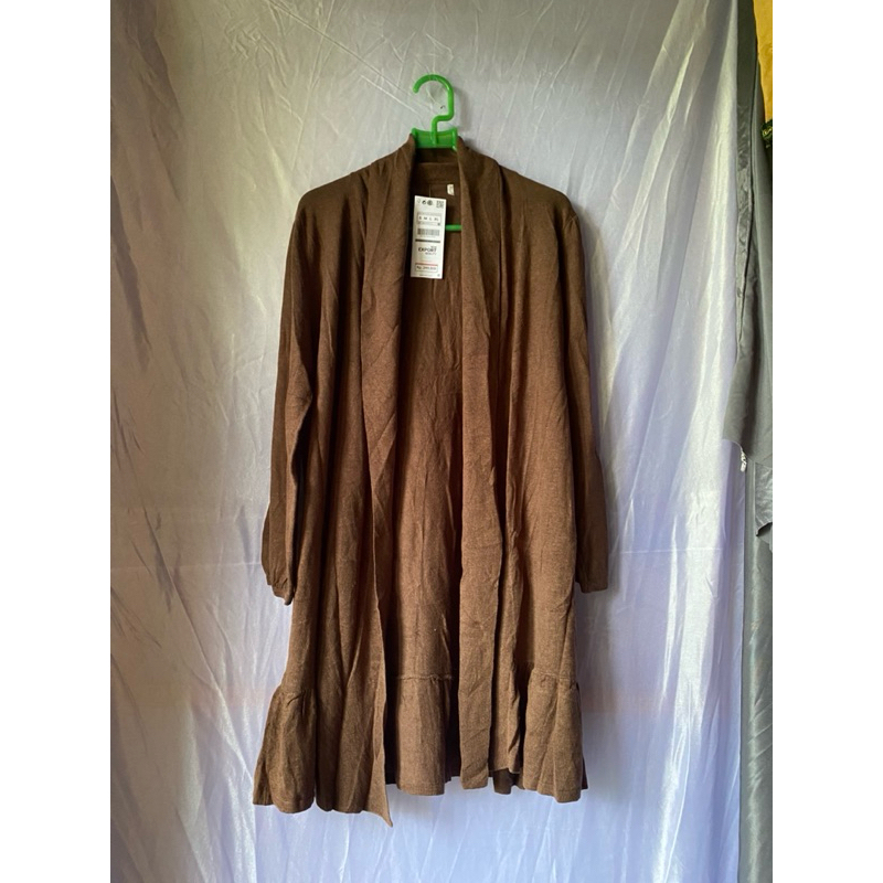 NEW Sweater Rajut Wanita Cardigan Wanita Coklat